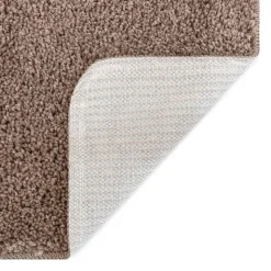 vidaXL Anti-skid badevægs måttesæt 3 pcs Brun PP