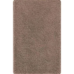 vidaXL Antiskrid Badmåtte Brun 60 x 90 cm PP