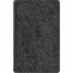 vidaXL Antiskrid Badmåtte Mørkegrå 50 x 80 cm PP