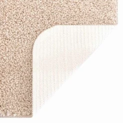 vidaXL Antiskrid Badmåtte Creme 60 x 90 cm PP