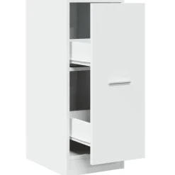 vidaXL apotekerskab hvid 30x41x77,5 cm konstrueret træ