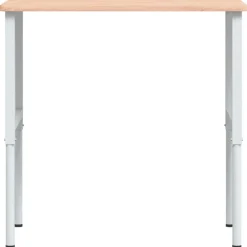 vidaXL arbejdsbænk 100x60x(71,5-98) cm massivt bøgetræ rektangulær