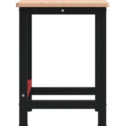 vidaXL arbejdsbænk 100x60x81,5 cm massivt bøgetræ rektangulær