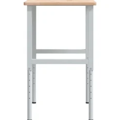 vidaXL arbejdsbænk 100x60x(71,5-98) cm massivt egetræ rektangulær