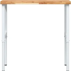 vidaXL arbejdsbænk 100x60x(73-99,5) cm massivt akacietræ rektangulær