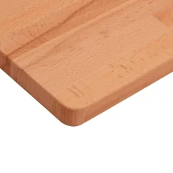 vidaXL arbejdsbænk 100x60x(71,5-98) cm massivt bøgetræ rektangulær