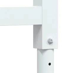 vidaXL arbejdsbænk 100x60x(71,5-98) cm massivt egetræ rektangulær