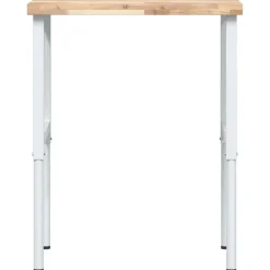 vidaXL arbejdsbænk 80x60x(73-99,5) cm massivt akacietræ rektangulær