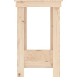 vidaXL arbejdsbord 80x50x80 cm massivt fyrretræ
