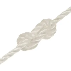 vidaXL arbejdsreb 3 mm 25 m polypropylen hvid