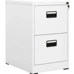 vidaXL arkivskab 46x62x72,5 cm stål hvid