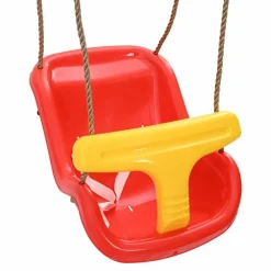 vidaXL Babygynge Rød 36 x 43 x 42 cm Plastik