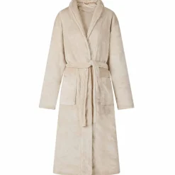vidaXL Badekåbe uden hætte Beige s Flannel