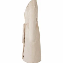 vidaXL Badekåbe uden hætte Beige s Flannel