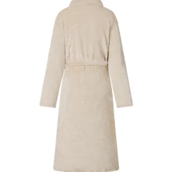 vidaXL Badekåbe uden hætte Beige s Flannel