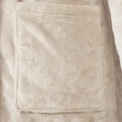 vidaXL Badekåbe uden hætte Beige s Flannel