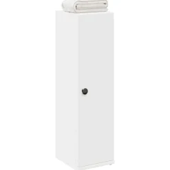 vidaXL badeværelsesskab med rulleholder 20,5x22x72 cm hvid