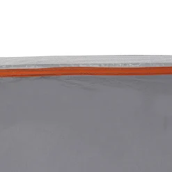 vidaXL Bagklapstelt med tag Grå og orange 285 x 255 x 245 cm taft