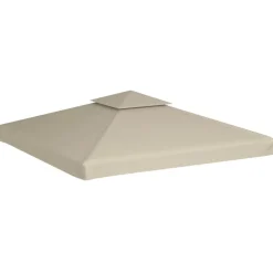 vidaXL baldakin til havepavillon 3x3 m 310 g/m² beige