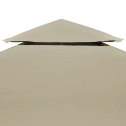 vidaXL baldakin til havepavillon 3x3 m 310 g/m² beige