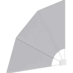 vidaXL Balkon Afskærmning Grå 115 x 115 cm Polyester