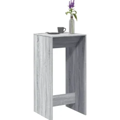 vidaXL barbord 51x50x103,5 cm konstrueret træ grå sonoma-eg