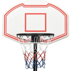 vidaXL basketballstativ 282-352 cm polyethylen hvid