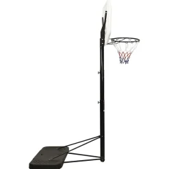 vidaXL basketballstativ 258-363 cm polyethylen hvid
