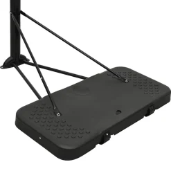 vidaXL basketballstativ 258-363 cm polyethylen hvid