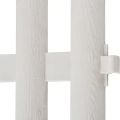 vidaXL bedhegn 17 stk. 10 m hvid