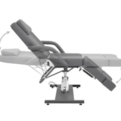 vidaXL behandlerbriks 180x62x78 cm kunstlæder grå