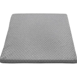 vidaXL Benpude Ensfarvet Grå 60 x 50 x 30 cm Memory Skum