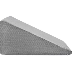 vidaXL Benpude Ensfarvet Grå 60 x 50 x 30 cm Memory Skum