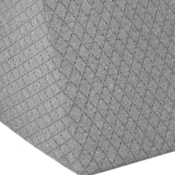 vidaXL Benpude Ensfarvet Grå 60 x 50 x 30 cm Memory Skum