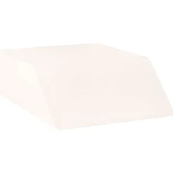 vidaXL Benpude Ensfarvet Hvid 63 x 52 x 19,5 cm PU Skum