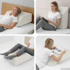 vidaXL Benpude Ensfarvet Hvid 63 x 52 x 19,5 cm PU Skum