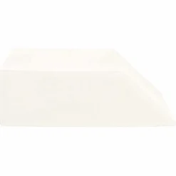 vidaXL Benpude Ensfarvet Hvid 63 x 52 x 19,5 cm PU Skum