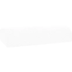 vidaXL Benpude Ensfarvet Hvid 52 x 20 x 12 cm Memory Skum
