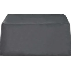 vidaXL Benpude Ensfarvet Grå 63 x 52 x 19 cm PU Skum