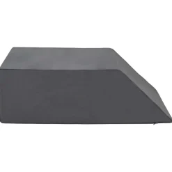 vidaXL Benpude Ensfarvet Grå 63 x 52 x 19 cm PU Skum
