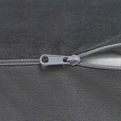 vidaXL Benpude Ensfarvet Grå 63 x 52 x 19 cm PU Skum