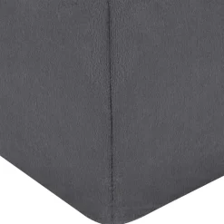 vidaXL Benpude Ensfarvet Grå 63 x 52 x 19 cm PU Skum