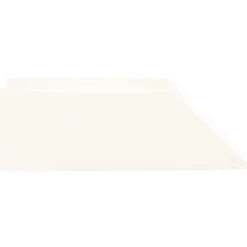 vidaXL Benpude Ensfarvet Hvid 68 x 25 x 21,5 cm PU Skum