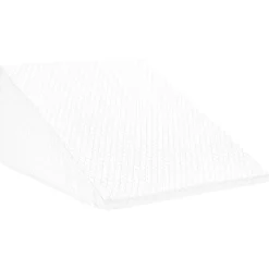 vidaXL Benpude Ensfarvet Hvid 60 x 50 x 30 cm Memory Skum