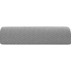 vidaXL Benpude Geometrisk Grå 52 x 20 x 11 cm Memory Skum