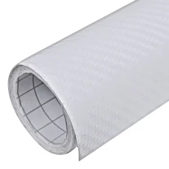 vidaXL bilfolie 100x150 cm 3D hvid
