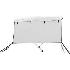 vidaXL biminitop med 3 buer og sidevægge 183x(137-152)x137 cm