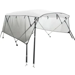 vidaXL biminitop med 4 buer og sidevægge 243x(170-182)x137 cm