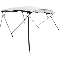 vidaXL biminitop med 4 buer og sidevægge 243x(170-182)x137 cm