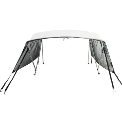 vidaXL biminitop med 4 buer og sidevægge 243x(170-182)x137 cm